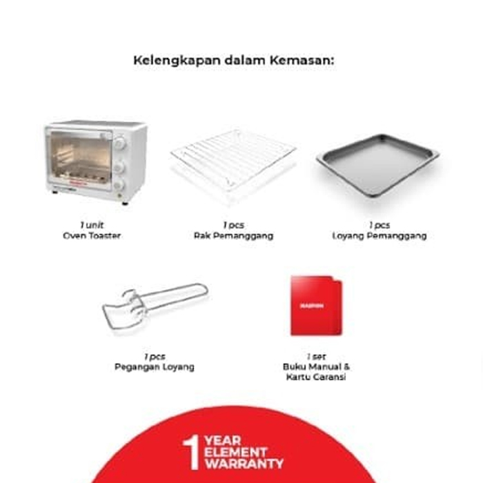 Maspion Oven Toaster 18 Liter - MOT1801S
